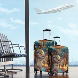 Aboriginal Dreamtime Stories Land Luggage Cover LT9