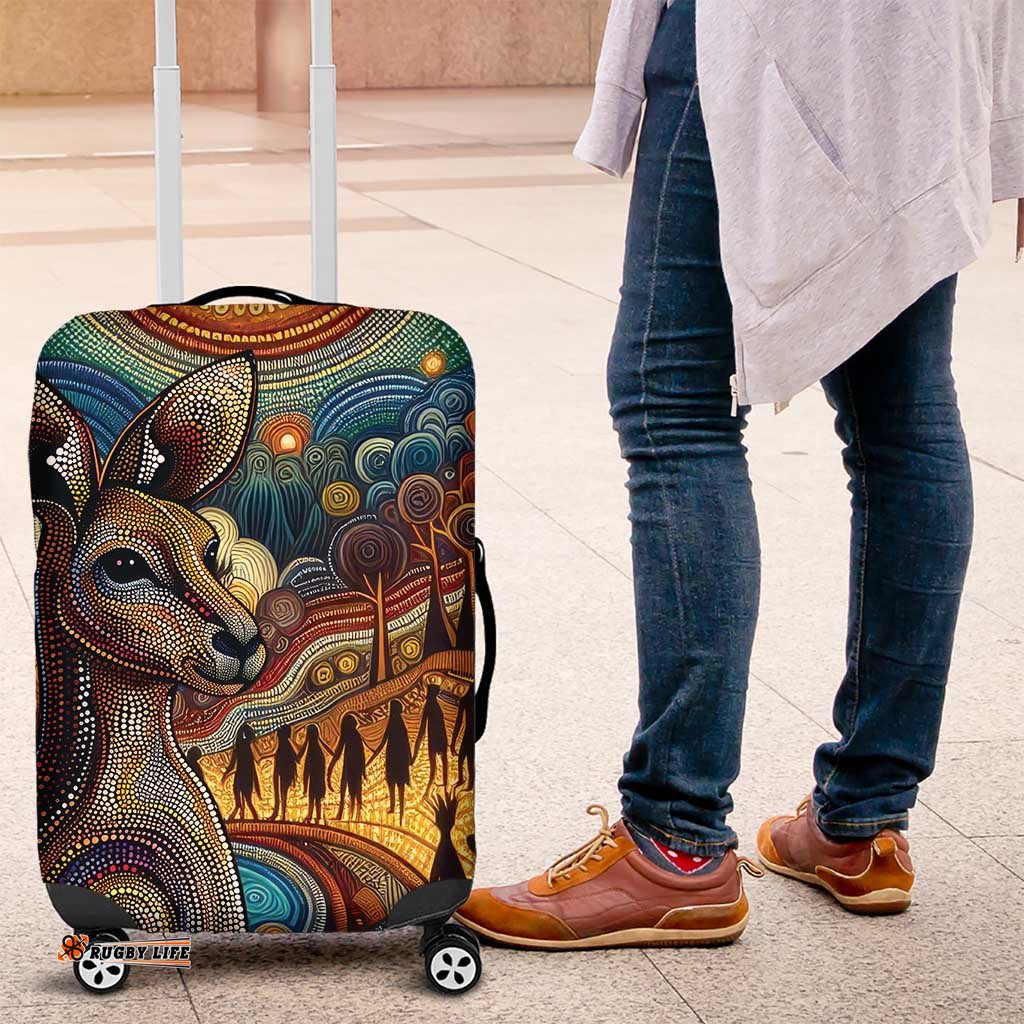 Aboriginal Dreamtime Stories Land Luggage Cover LT9
