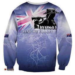 Australia ANZAC Day Sweatshirt Battle Of Passchendaele Remember Them LT05