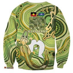 2026 NAIDOC Week 50 Years Deadly Sweatshirt Flows of Time LT7