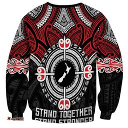 Aotearoa Proud To Be Maori Sweatshirt New Zealand Fight Together LT9