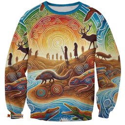 Aboriginal Dreamtime Animals Stories Sweatshirt LT9