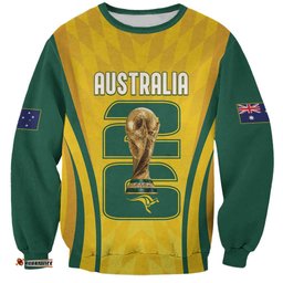 Australia Socceroos Custom Sweatshirt 2026 Forever Golden LT7