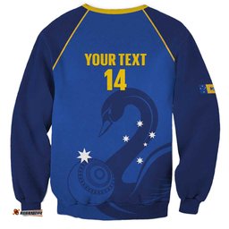 Custom ACT Bowls Australia Sweatshirt Go Australian Capital Territory Swan LT14