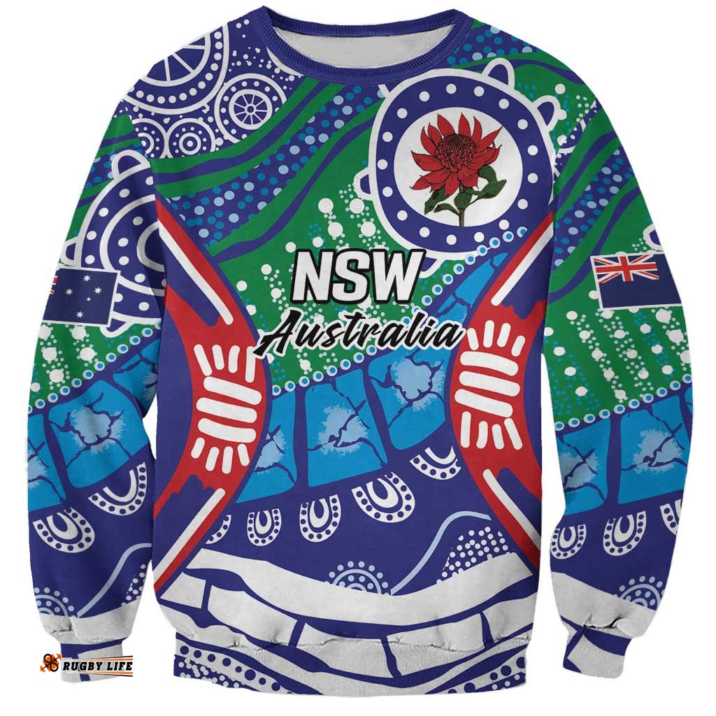 Australia New South Wales Sweatshirt NSW Orta Recens Quam Pura Nites LT9