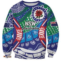 Australia New South Wales Sweatshirt NSW Orta Recens Quam Pura Nites LT9