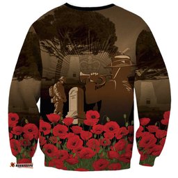 Australia - New Zealand ANZAC Lone Pine Sweatshirt The Last Post LT7