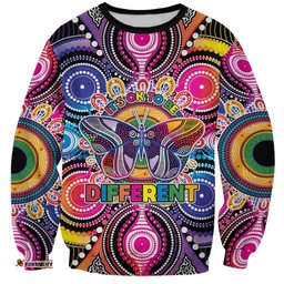 Australia Indigenous Autism Awareness Sweatshirt Its Okay To Be Different LT05