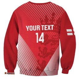 Custom England Cricket Sweatshirt Go Champions Sporty Style LT14