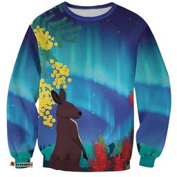 Australia Northern Lights Scenery Sweatshirt LT7