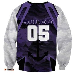 Custom Fremantle Football Sweatshirt Dockers Anchor Sporty Style DT05