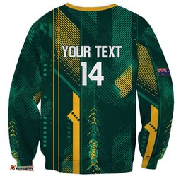 Australia Socceroos 2026 Custom Sweatshirt Go Aussie Kangaroo National Color LT14
