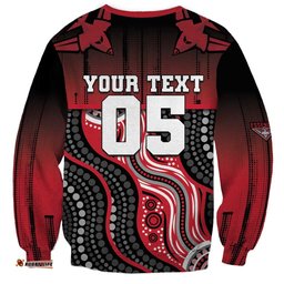 Custom Essendon Go Bombers Sweatshirt Don The Sash DT05