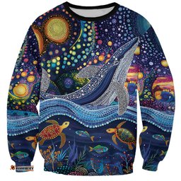 Heal Country Heal Our Nation Aboriginal Dreamtime Sweatshirt LT9