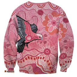 NAIDOC Week Aussie Indigenous Sweatshirt Aboriginal Galah Bird Contemporary Art LT7