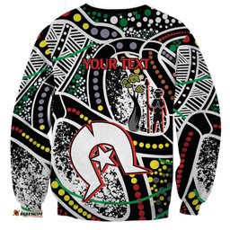 NAIDOC 50 Years of Deadly Personalised Sweatshirt Aboriginal Dot Art LT9