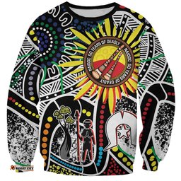 NAIDOC 50 Years of Deadly Personalised Sweatshirt Aboriginal Dot Art LT9