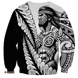 Koru Fern New Zealand Maori Tribal Warrior Sweatshirt LT9