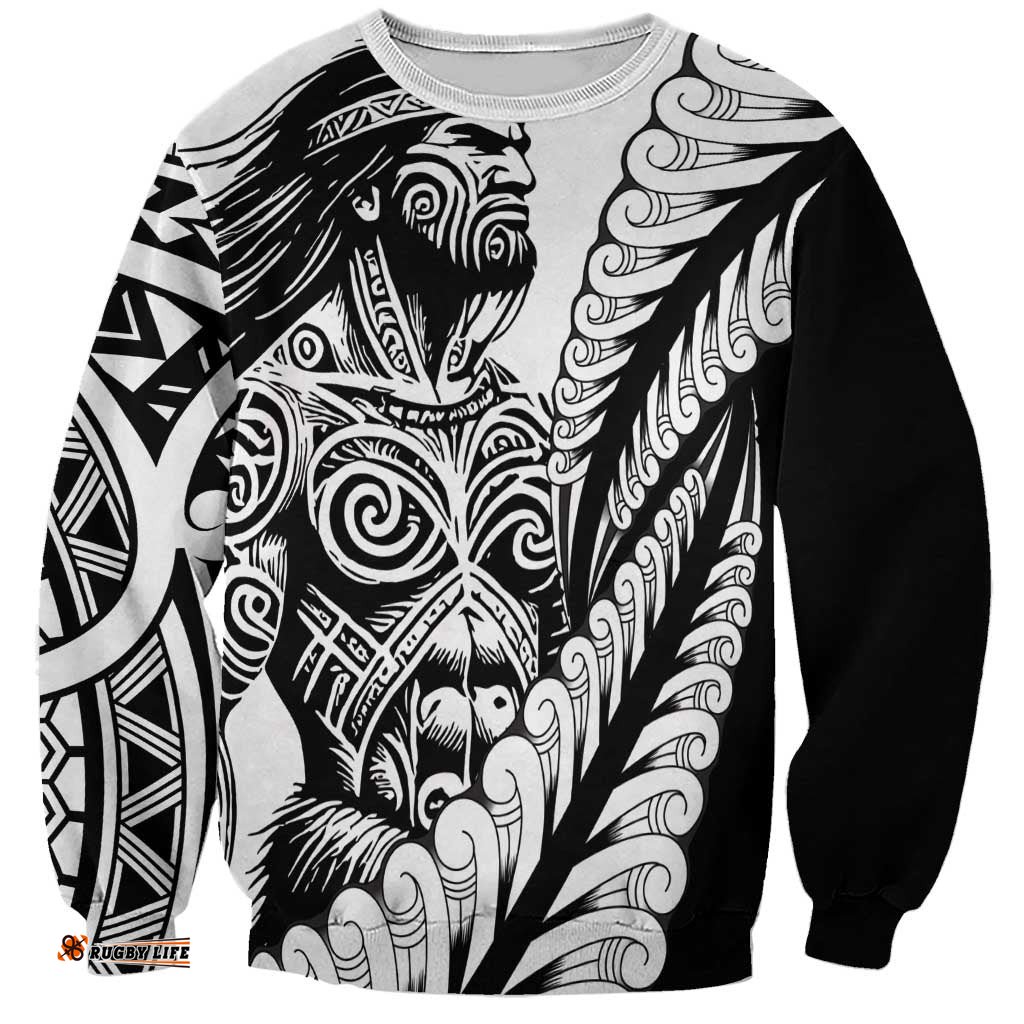 Koru Fern New Zealand Maori Tribal Warrior Sweatshirt LT9