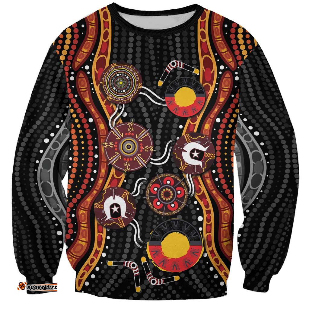 NAIDOC Week 2026 Sweatshirt Together We Rise Together We Stay Deadly LT9