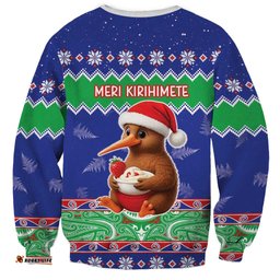 New Zealand Christmas Sweatshirt Have Yourself A Kiwi-tastic Christmas LT05
