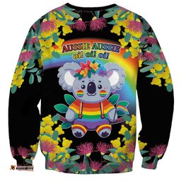 LGBTQ Koala Gay Sweatshirt Aussie Koala Bear Ekoalaty LT9