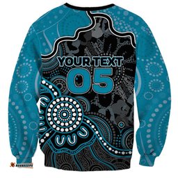 Custom Power Football Sweatshirt Aboriginal Dot Art Pattern DT05