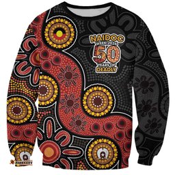 NAIDOC Week 2026 Sweatshirt 50 Years of Deadly Indigenous Pride LT18