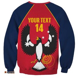 Custom South Australia Bowls Sweatshirt Go Champions SA Piping Shrike LT14