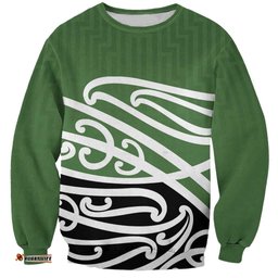Green Fern New Zealand Kowhai Ngutukak Sweatshirt LT9