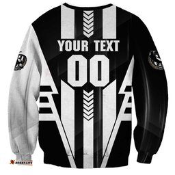 Personalized Collingwood Magpies Sweatshirt Modern Geometric Sports Graphic Style TS04