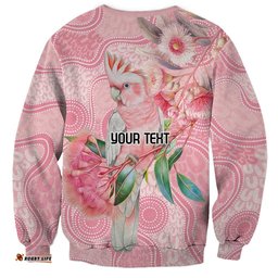 Personalized Pink Galah Fight for Hope and Healing Sweatshirt Australias Breast Cancer Awareness LT9