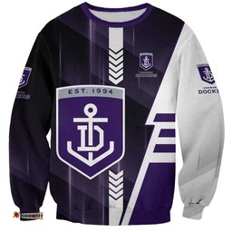 Personalized Fremantle Dockers Sweatshirt Modern Geometric Sports Graphic Style TS04