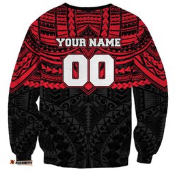 Personalized St Kilda Saints Sweatshirt Polynesian Tribal Pattern Heritage Football TS04