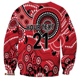 Renegades Cricket Custom Sweatshirt Australian Aboriginal LT9