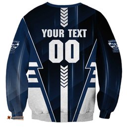 Personalized Geelong Cats Sweatshirt Modern Geometric Sports Graphic Style TS04