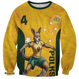 Polkinghorne Australia Matildas Sweatshirt 2024 Thank You Polks LT14