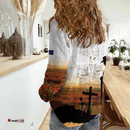 Australia And New Zealand ANZAC Day Women Casual Shirt Battle Of Beersheba LT05