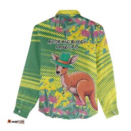 Aussie and Bloody Proud of It Women Casual Shirt Happy Australia Day LT9