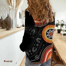 Australia Aboriginal Art Women Casual Shirt Indigenous Proud LT14