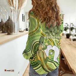 2026 NAIDOC Week 50 Years Deadly Women Casual Shirt Flows of Time LT7