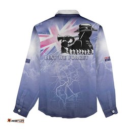 Australia ANZAC Day Women Casual Shirt Battle Of Passchendaele Remember Them LT05