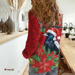 Australian Magpie Women Casual Shirt Aboriginal Inspired Christmas LT9