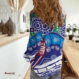 Australia New South Wales Women Casual Shirt NSW Orta Recens Quam Pura Nites LT9