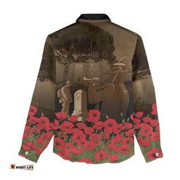Australia - New Zealand ANZAC Lone Pine Women Casual Shirt The Last Post LT7