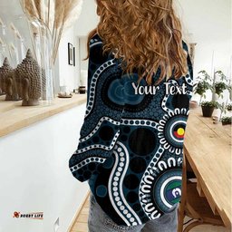 Carlton NAIDOC Week 2026 Personalised Women Casual Shirt 50 Years of Deadly Aboriginal Art LT14