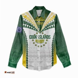 Cook Islands Rugby Custom Women Casual Shirt Kuki's Aitu Champions LT7