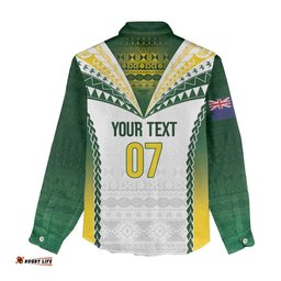Cook Islands Rugby Custom Women Casual Shirt Kuki's Aitu Champions LT7