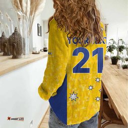 Australian ACT Lawn Bowls Custom Women Casual Shirt Aussie Minimalist Style LT9
