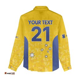 Australian ACT Lawn Bowls Custom Women Casual Shirt Aussie Minimalist Style LT9